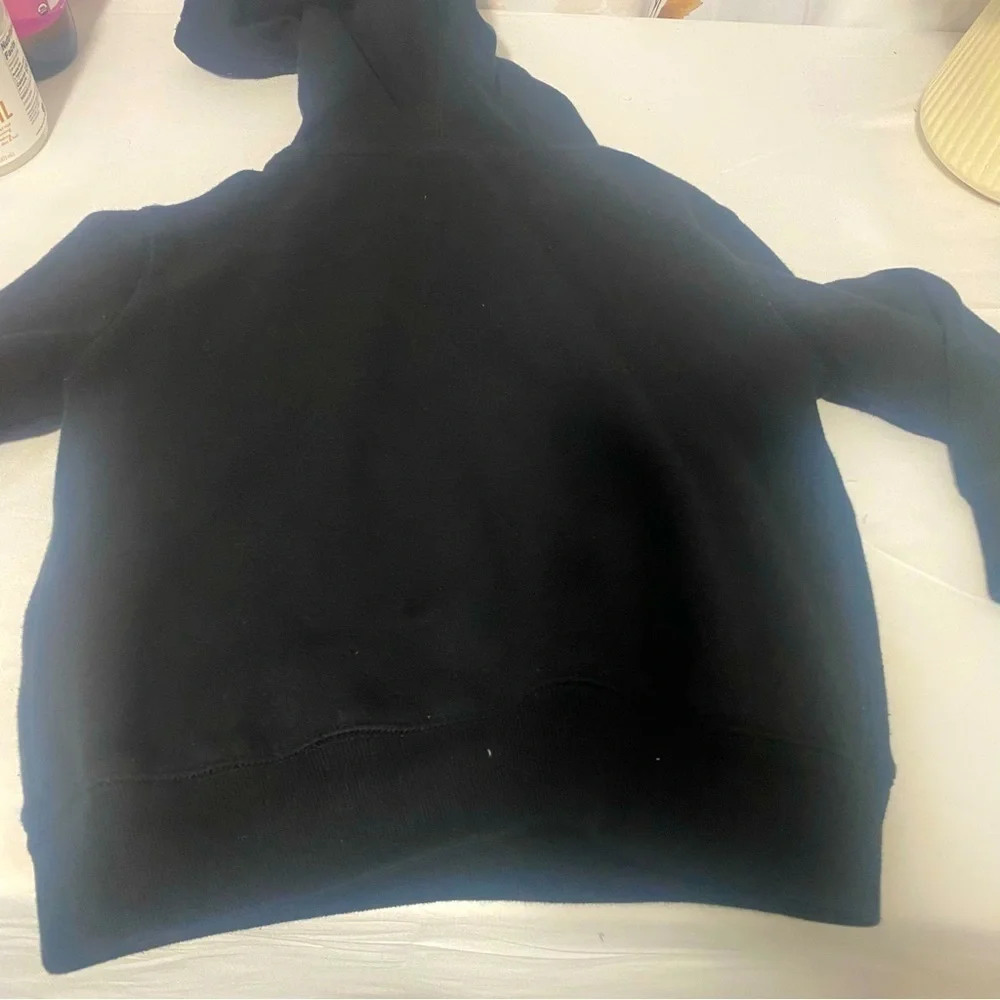 Gap Kids XS Black “Gap” Logo Hoodie EUC